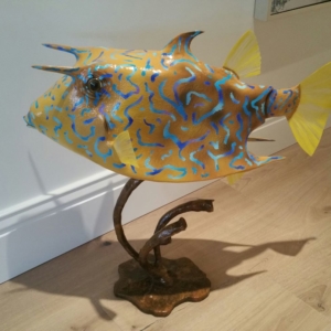 Cow Fish Sculpture