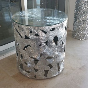 Silver Table Round