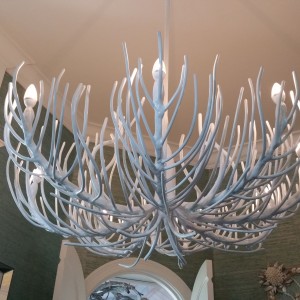 White Coral Ceiling Light Fixture
