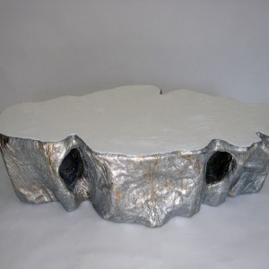 Silver Polished Coffee Table